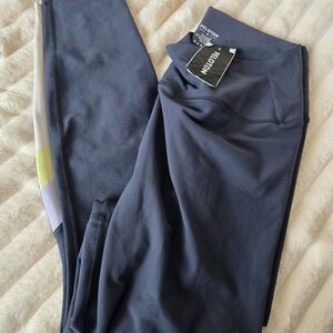 Peloton Navy High-Waist Leggings with Side Accent